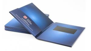 Wholesale 7 inch A4 size LCD video brochure with inside pockets,lcd video mailer cost effective for US from china suppliers