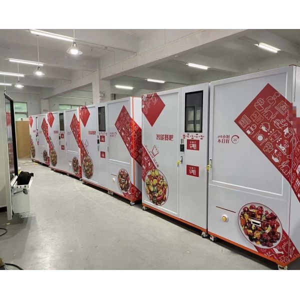 Fast Food Vending Machine With Heating Bento Vending Machine