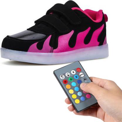 Quality USB Rechargeable Remote Control LED Shoes For Toddlers 11 Lighting Changing Modes for sale