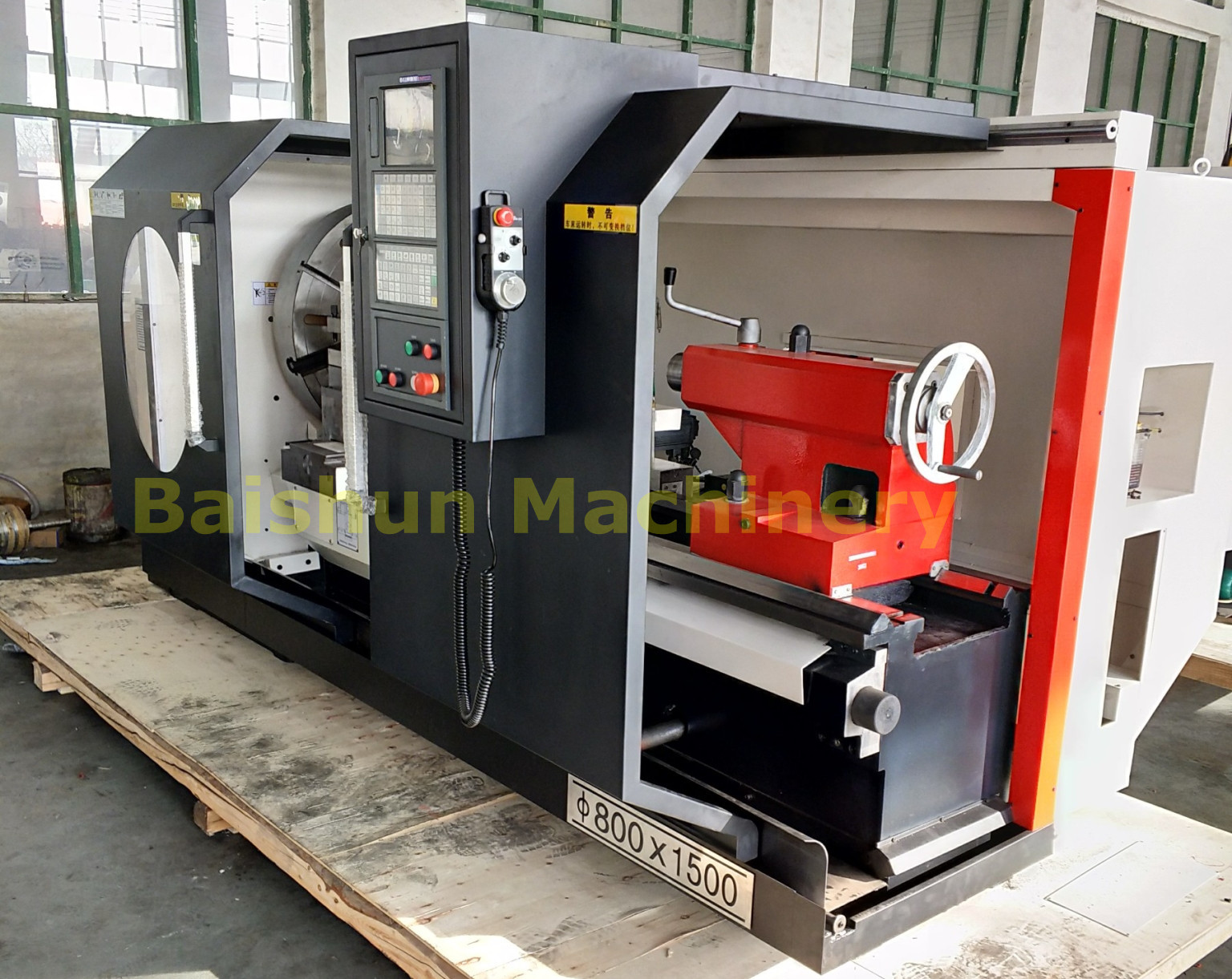 Metal Mini CNC Horizontal Lathe Machine With Atomatic Original Mechanical Flat Bed