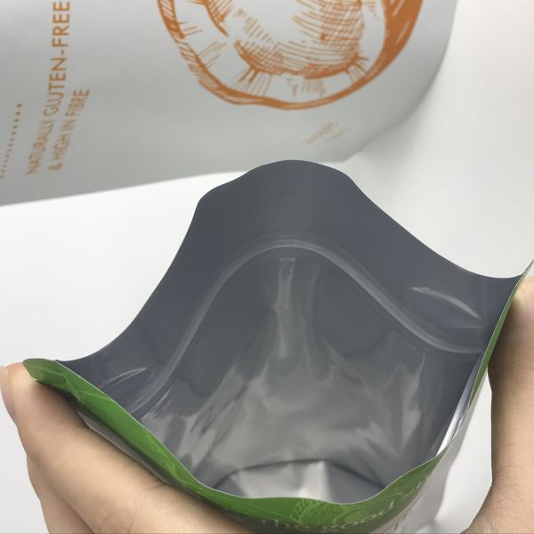 Custom Printed Stand Up Food Packaging Pouches For Whey Protein Powder