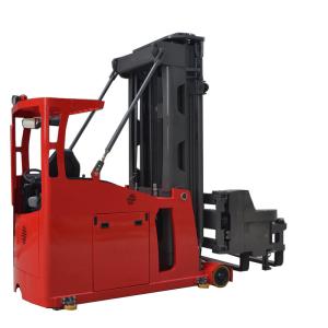 Wholesale Seated type VNA Forklift 1.5T max lifting height 10m Trilateral Forklift 3-Way pallet stacker fo Narrow Aisle Warehouse from china suppliers