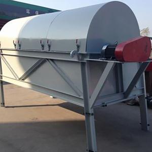 China 1.5KW Drum Type Vibrating Screener 5cm Screen Hole Rotary Screening Machine on sale