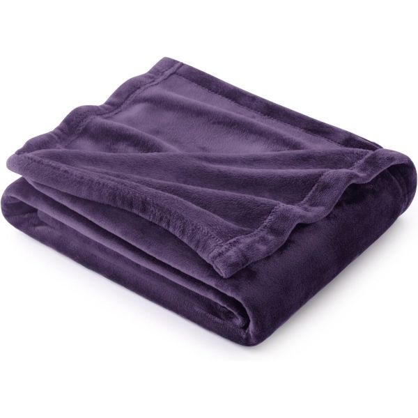 Soft Lightweight Comfortable Fleece Blanket - Luxury Microfiber for Year-round Coziness