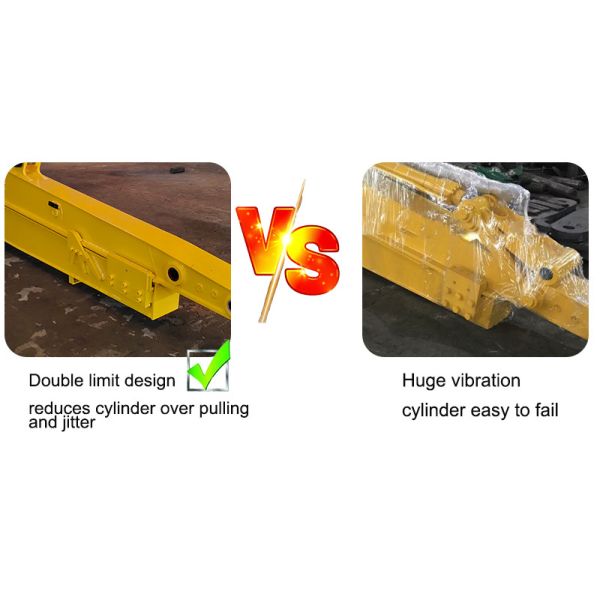 Telescopic Boom Wheel Excavator With Better Welding Performance