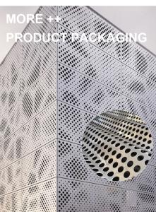 China Hall False Ceiling Designs Aluminum Alloy Decorative Perforated Screen on sale