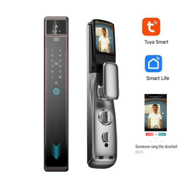 Fingerprint Smart Door Lock Face Recognition Remotely Captures Cat'S Eye Lock