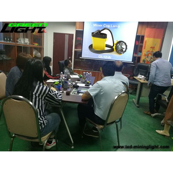 Aluminum Coal Miners Hat Light Helmet Lamp 25000lux Luminous Long Battery Life