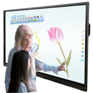 China 86 Smart Interactive Whiteboard For School Classroom Teaching Online Boards Conference With Windows Mac on sale
