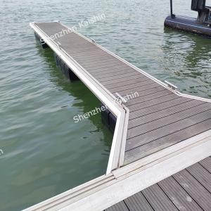 Wholesale Aluminum Floating Finger Dock Wood Plastic Composite Decking from china suppliers