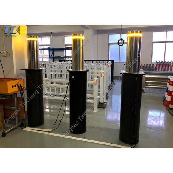 Automatic Steel Bollard With 3.5s Opening Speed IP68 Protection -40-70℃ Thermal Protection