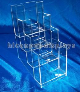 Wholesale Brochure / Leaflet 4mm Acrylic Display Case Trade Show Brochure Stands Table Top from china suppliers