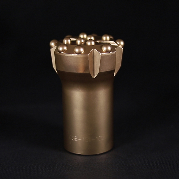 Threaded Rock Button Drill Bit Hemispherical Ballistic Parabolic Conical Button Type