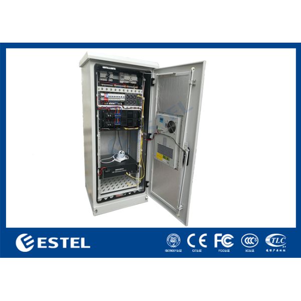 Double Wall Floor Mounted Battery Cabinets With Monitorying Unit And PDU