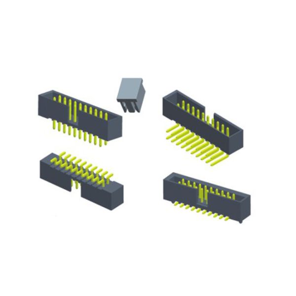 High Precision 2mm Right Angle Header Connector Height 5.7 Wear Resistant