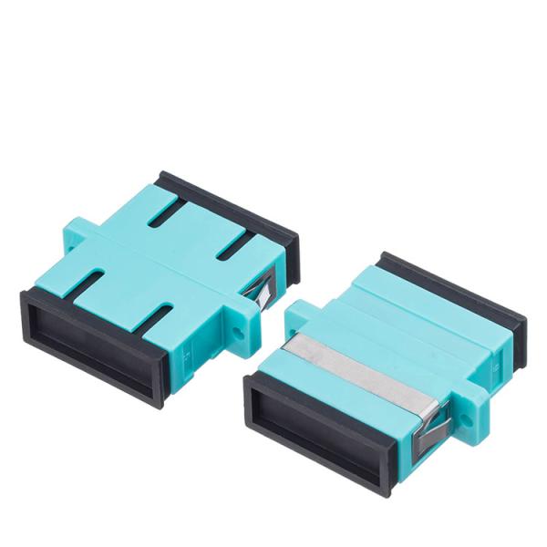 Quality Optical Fiber Adapter Optic Adapter LC/APC Single Mode Duplex Coupler Coupling Adapter Connector for sale