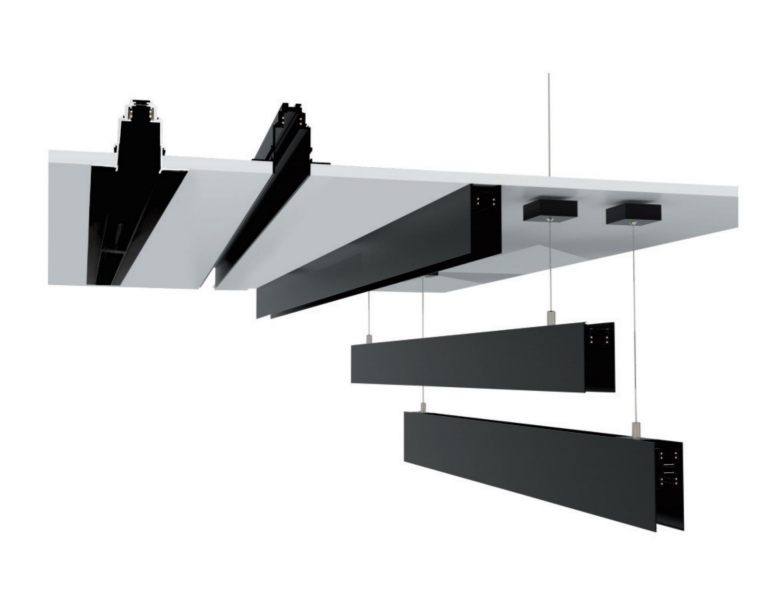 Modern Magnetic Track Lighting System 48 Volts Trimless For Home Office