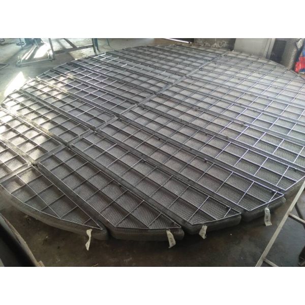 Dia 6000mm Monel 400 Mesh Pad Demister Alloy Mesh Mist Eliminator