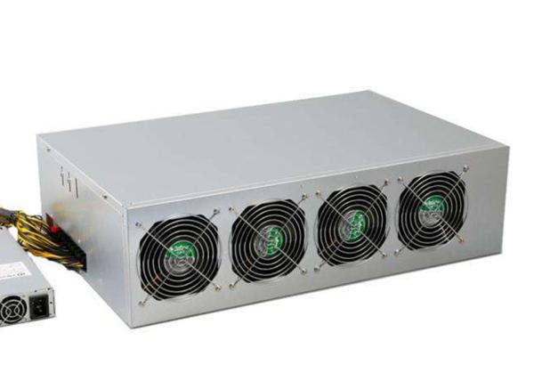Quality 4 Display GPU EtHash Mining Rig Graphics Card APW8 Power Supply for sale