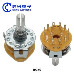 China RS25 Generic Selector Band Rotary Switches Band Switch DC30V 0.3A on sale