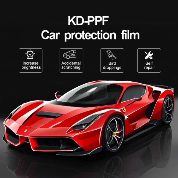 Premium TPU Transparent Paint Protection Film Plus G75 — Self-Healing, High Gloss, Hydrophobic & Anti-Yellowing