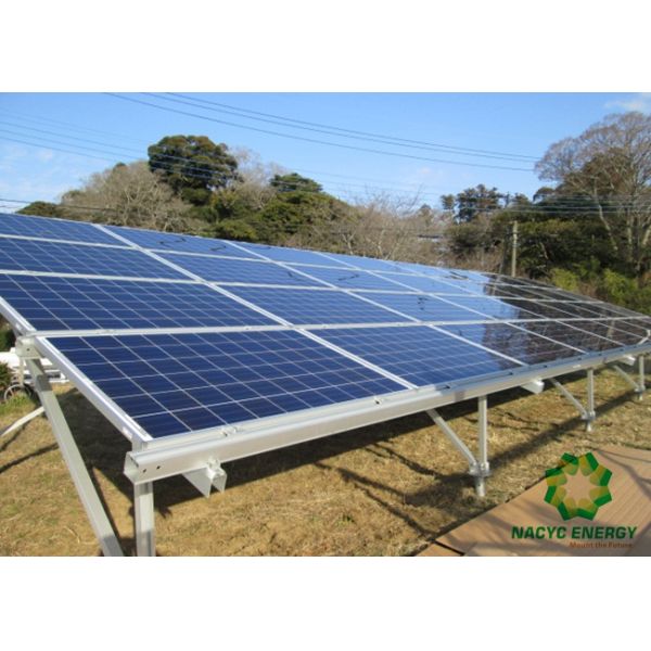 Anodized AL 6005-T5 Ground PV Mounting Systems MetisGM Light - Weighted