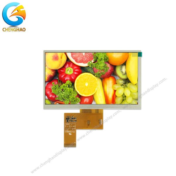 Quality 800x480 Resolution 7 Inch TFT LCD Display 24bit Parallel RGB Interface for sale