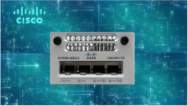 Quality Optical 3850 Router Switch Module Data Transfer Rate 10 Gbps 2 Ports Qty for sale