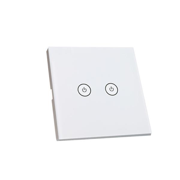 Quality 2 gang  standard TUYA esp8266 smart  wifi  wall socket UK for sale