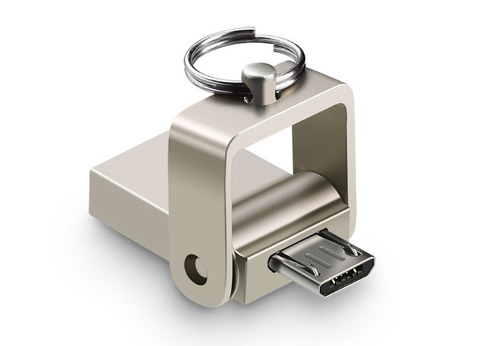 32g Usb Type C Pendrive , Silvery Usb C Memory Stick With Customized Logo
