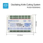 Ruida Eight Axis Oscillating Knife Cutting Controller RDD6584G Cutting Tool