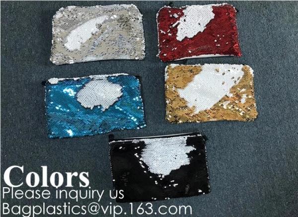 Heat Transfer Blank Strapping Sequin Small Hand bag For Sublimation Printing,Sublimation Multicolor Sequin Bag Blanks pack