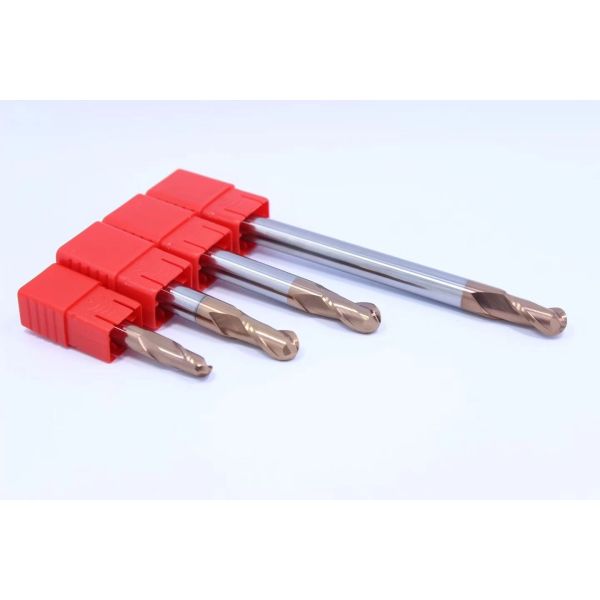 Carbide Ball Nose End Mill Cutter , High Performance End Mills For Aluminum