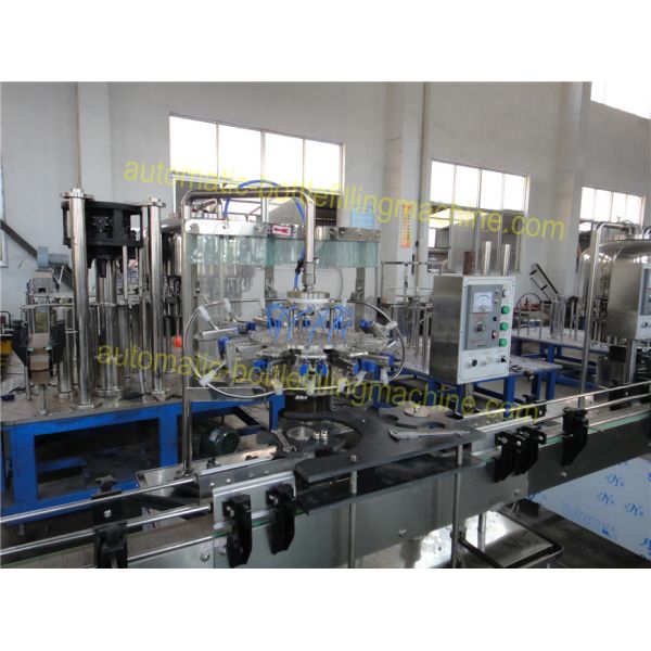 Split Liner Automatic Bottle Filling Machine 12 Rising Heads Capping Machine