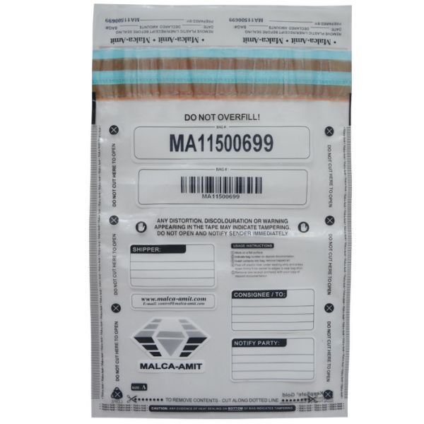 LDPE Tamper Evident Bag Custom Security Bank Deposit Sealing Bag