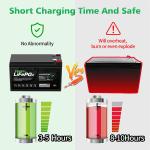 8AH 12 Volt Rechargeable Lithium Ion Battery Deep Cycle NCM BMS