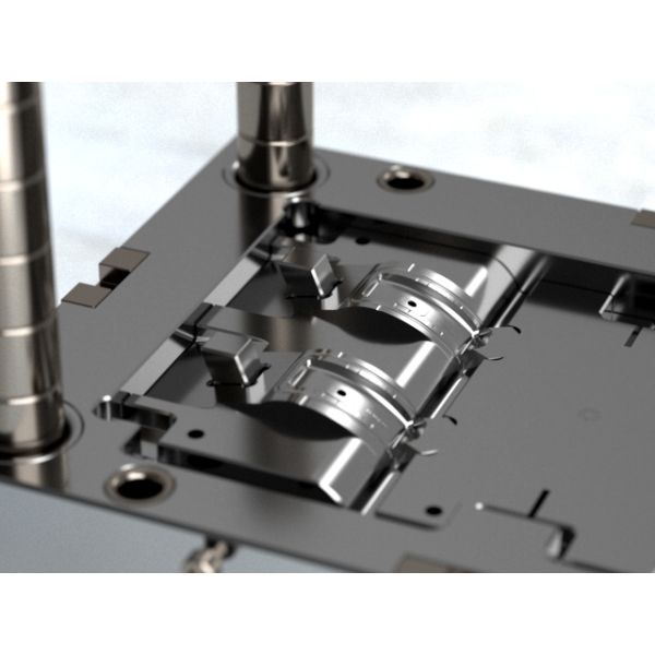 OEM / ODM : Cold Runner Injection Molding & Transparent Smart Watch Base Lower Housing 1*4 No.23305