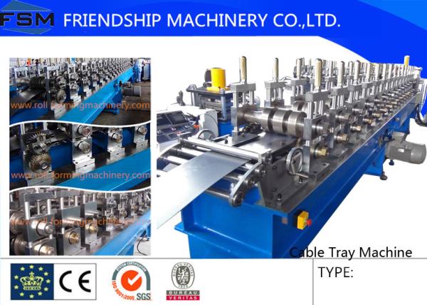 Quality 22KW Cable Tray Roll Former Machine High Speed 5 m/min - 10 m/min for sale