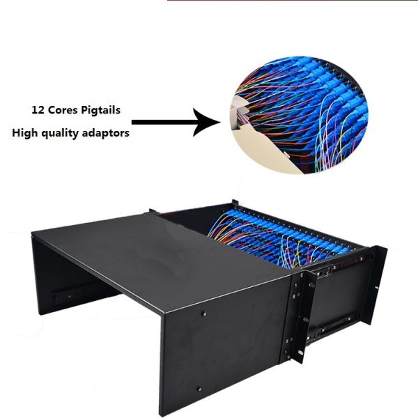 Indoor Optical Fiber Distribution 144core 19 Rack Mount Fiber Patch Panel