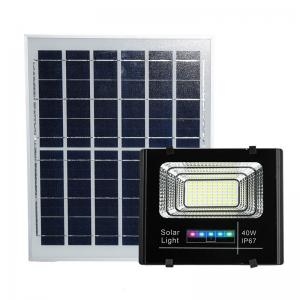 Wholesale Outdoor Led Solar Flood Lamp 25 40 60 100 Watts Sensor Remote For Corners Walls from china suppliers