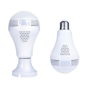 Wholesale 360 Degree Angle Wifi Light Bulb Security Camera With Fisheye Lens Panoramic View from china suppliers