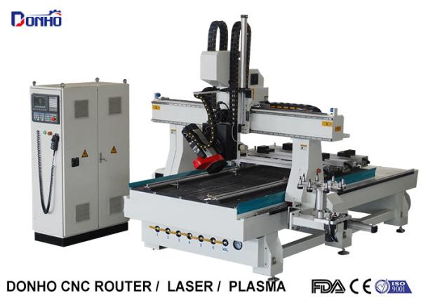HSD Spindle Servo Motor 4 Axis CNC Router Machine With 300 Degree Swing Spindle