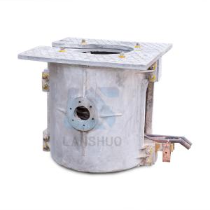China Medium Frequency 2000HZ Electric Large Melting Furnace For Scrap Iron Steel on sale