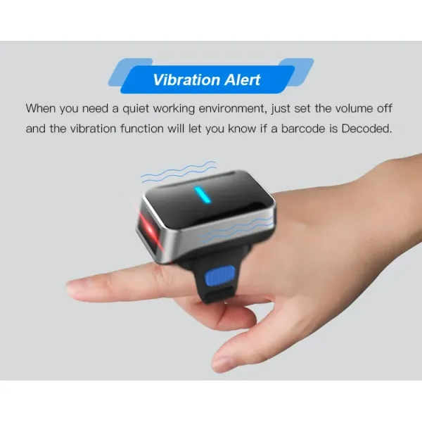 Wireless 2D Bluetooth Barcode Scanner DI9010C-2D with CMOS Technology