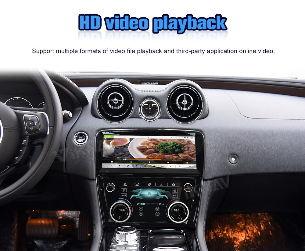 10.25 inch Touch Screen Stereo For 2009-2018 Jaguar XJ XJL Multimedia Player Stereo Android GPS Navigation Carplay