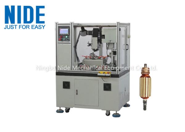 Servo Double Cutter Commutator Turning Machine For Window Lifter Motor , Full