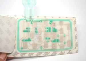 Anti Corrosion Flat Membrane Switch For Mechanical Controller 0.3mm