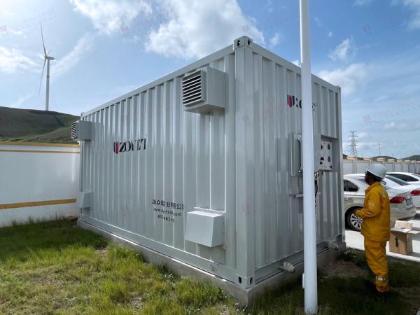 Quality Grey 20ft Hc Solar Power Container Open Side Door Container For Energy Storage for sale