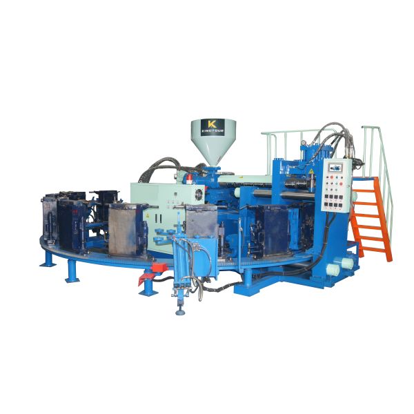 Rotary PVC Shoe Machine 16 Station 2 Color Shoe Injection Machine KT-8196