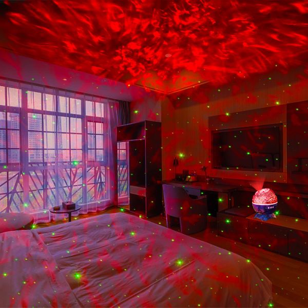 Ceiling RGB Dinosaur Egg Projector , Practical Galaxy Star Nebula Light Projector